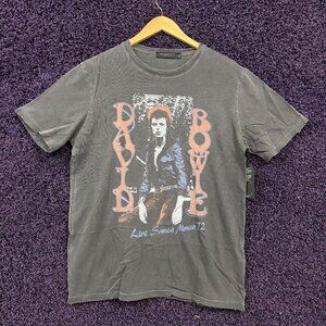 David Bowie Live at Santa Monica 1972 Rock Show T-Shirt M